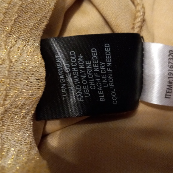 Torrid Gold Glitter Surplice Top 3X - Picture 10 of 10